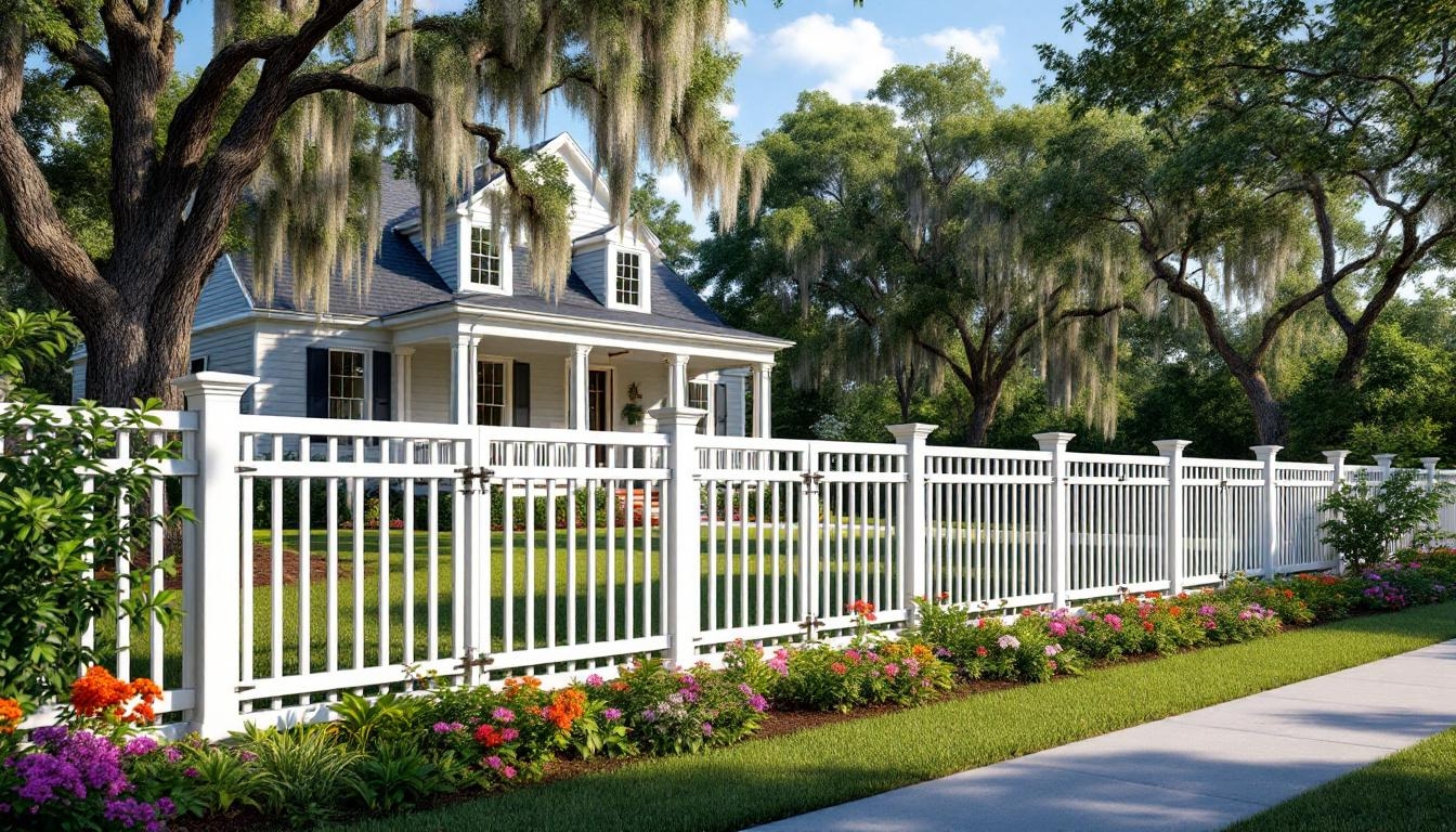 Aluminum fence for public spaces