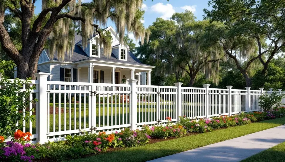 Aluminum fence for public spaces