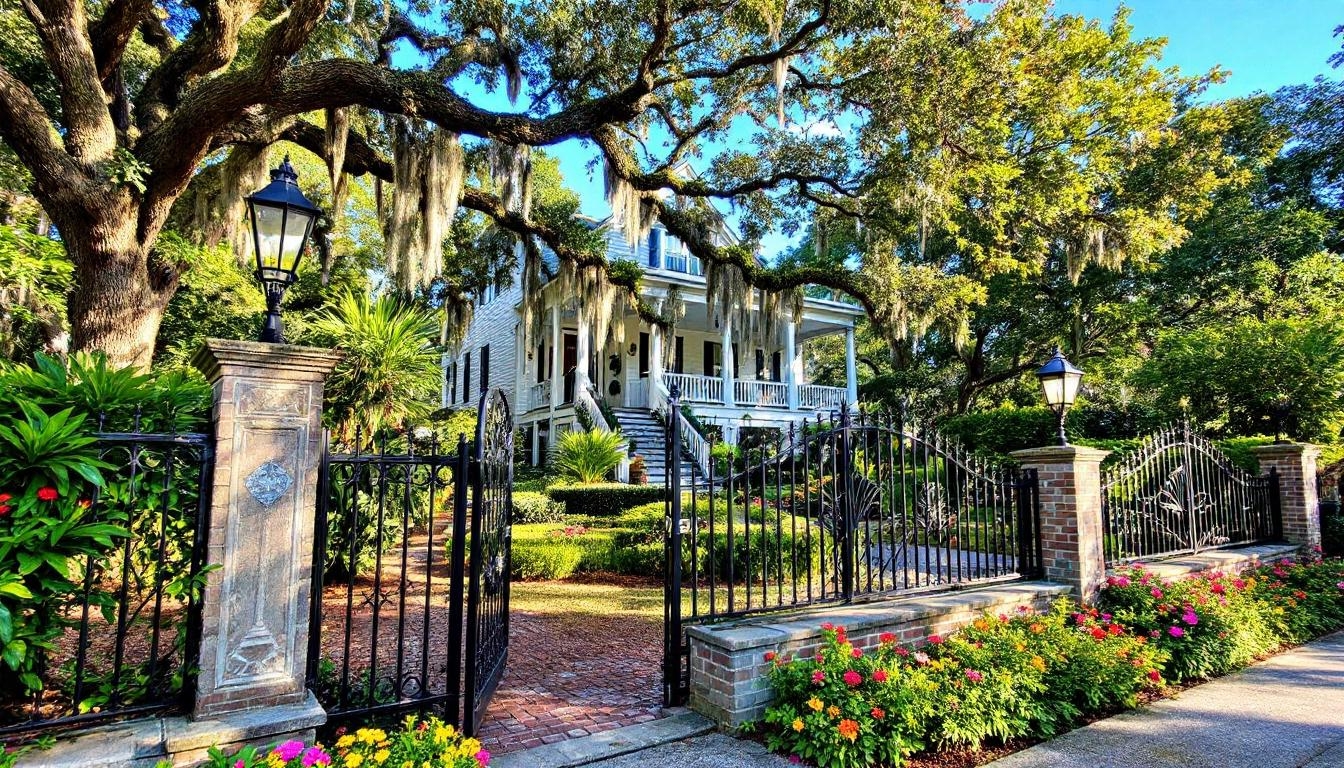 Decorative metal fence