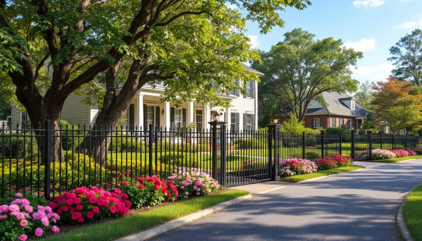 7 Durable Metal Fence Designs for Orangeburg SC