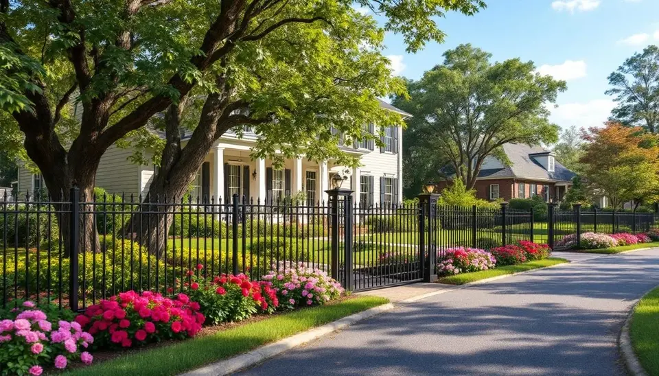 7 Durable Metal Fence Designs for Orangeburg SC