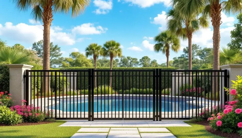 Pool fence