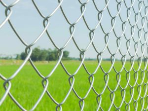 Traditional Galvanized Chain Link Fence