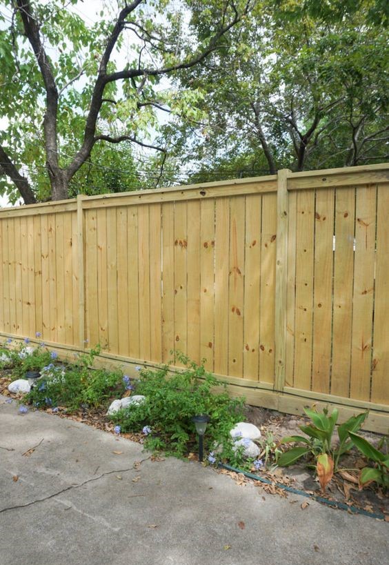 privacy fence for security