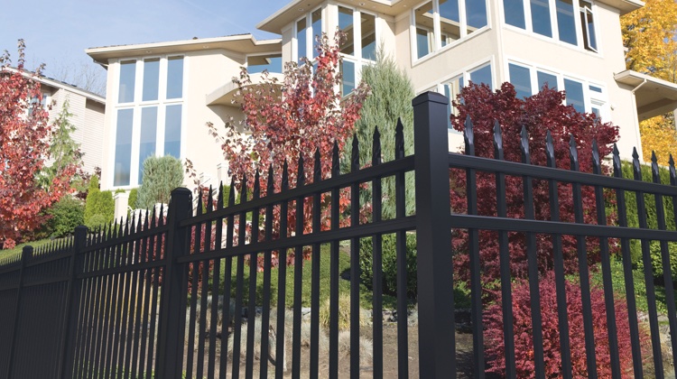 Commercial aluminum fence installation for businesses and organizations