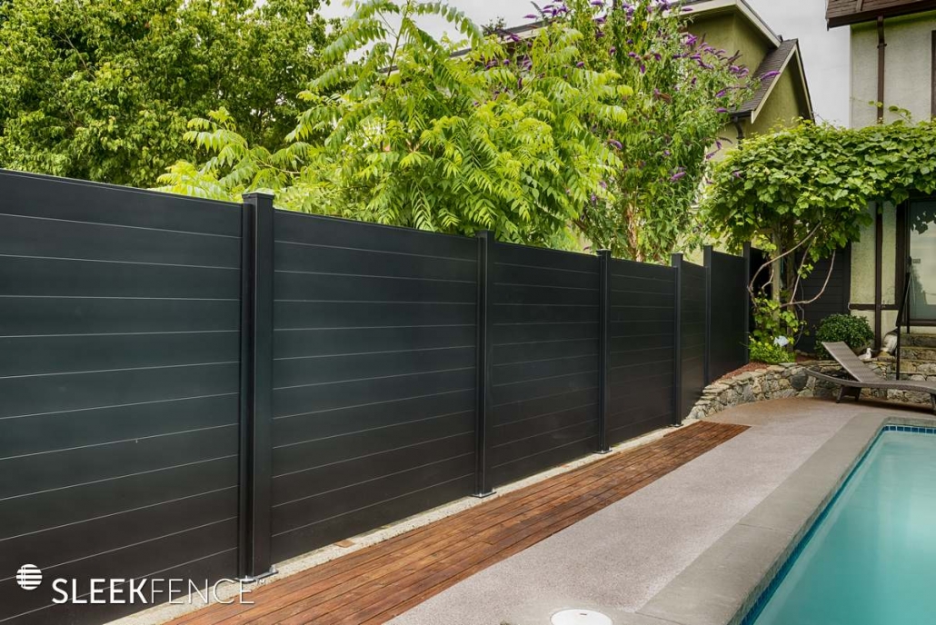 Horizontal Aluminum Privacy Fence