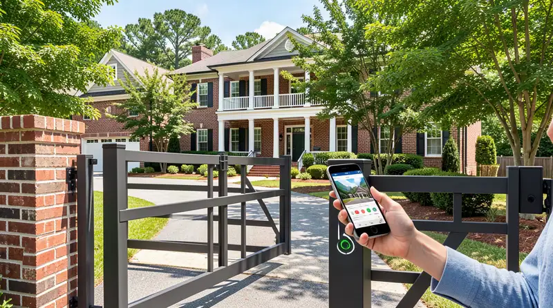 AES smartphone gate access control app in Summerville SC