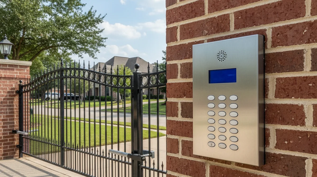 AES telephone entry system at gated community in Holly Hill SC