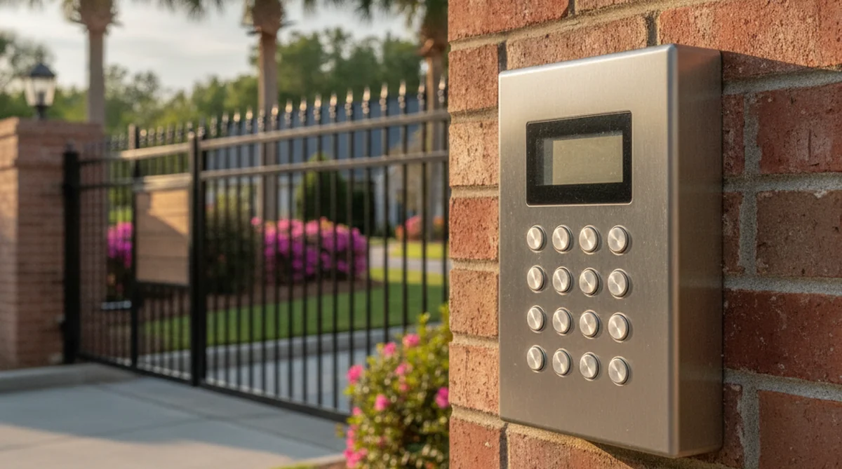 AES telephone entry system at Sumter gated community