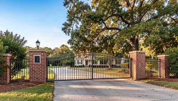 Automatic gate installation in Neeses SC driveway