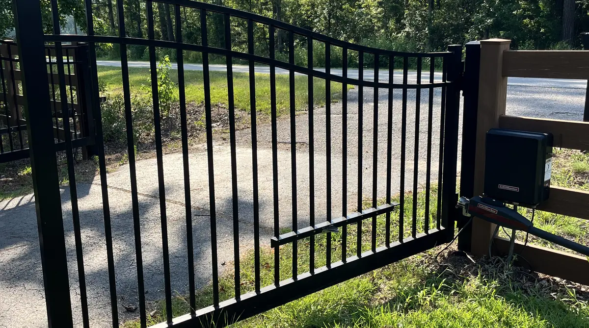 Automatic gate installation in Rowesville, SC by Dubya Fence and Automatic Gates