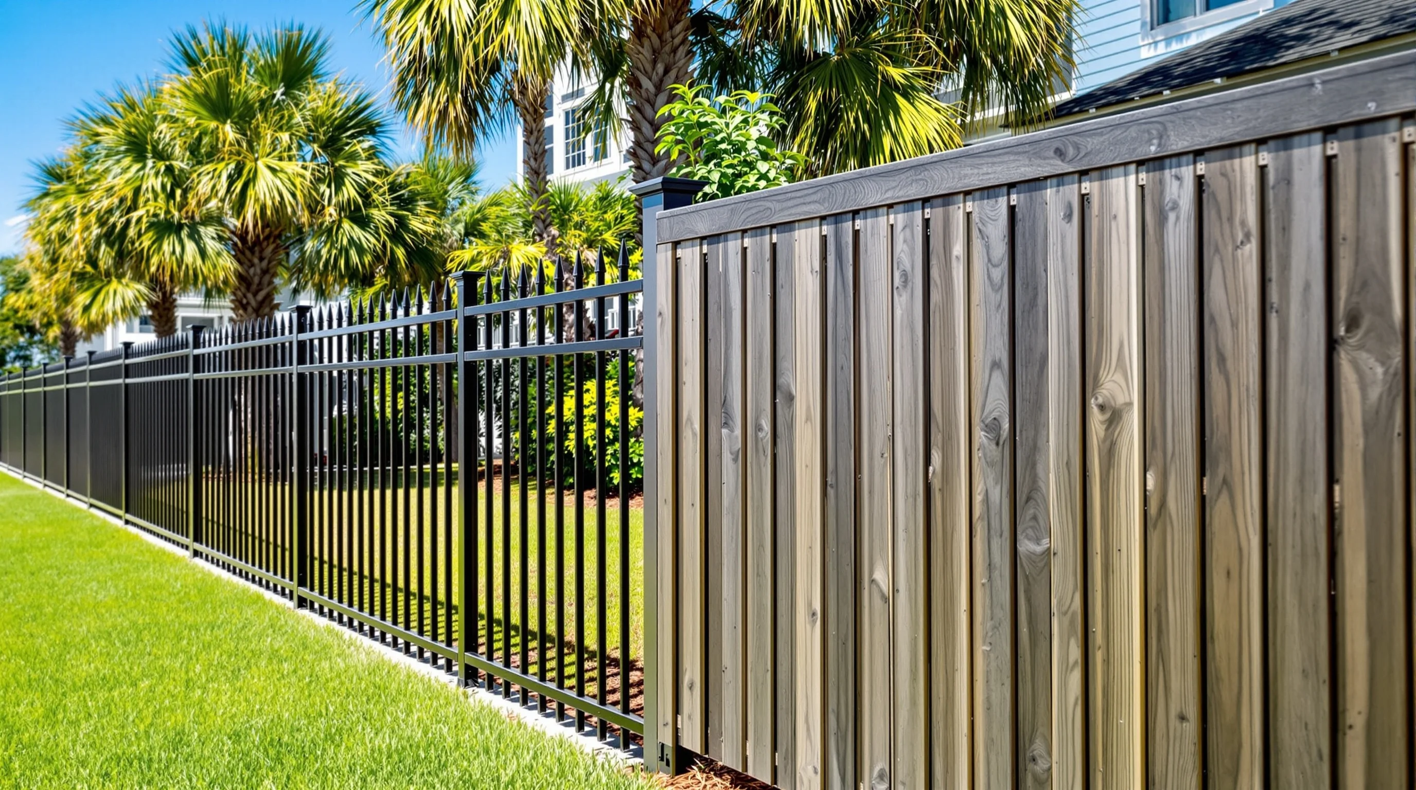 Aluminum Fence vs. Wood: Which Lasts Longer in Charleston's Coastal Climate?