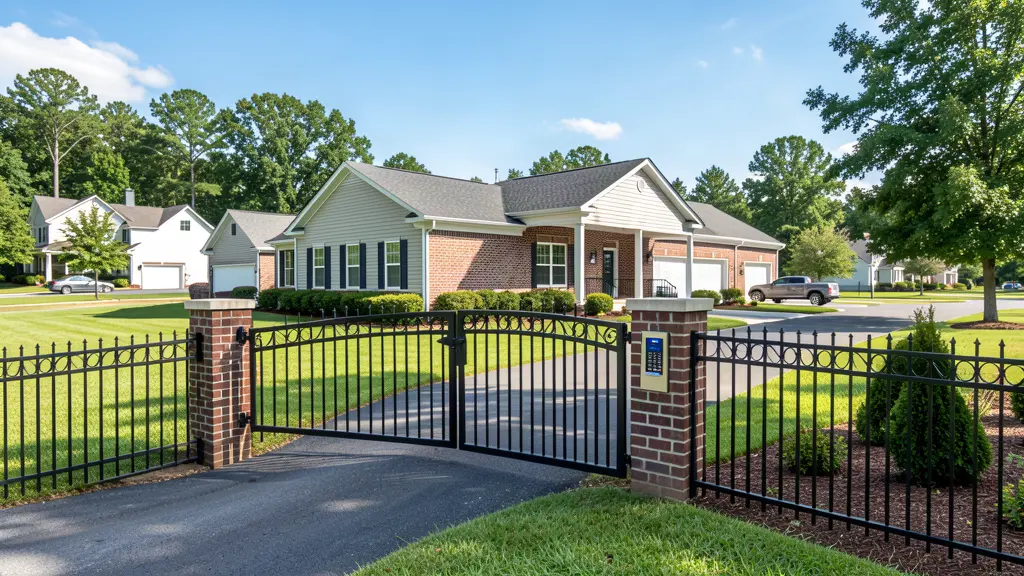 Commercial gate access control keypad at commercial property in Springfield SC