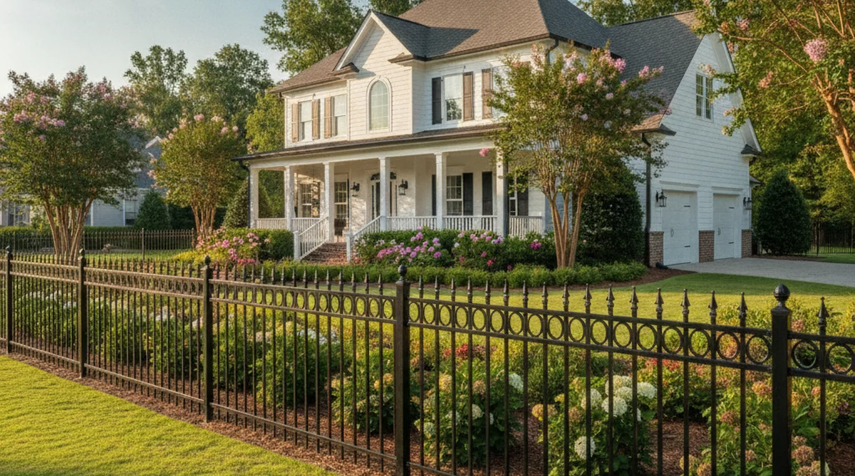 Decorative metal fence panels in Orangeburg SC