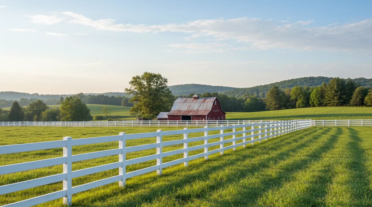 Farm fence in Springfield SC