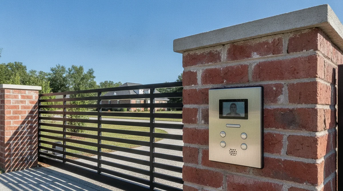 Gate intercom system installed in Sumter SC