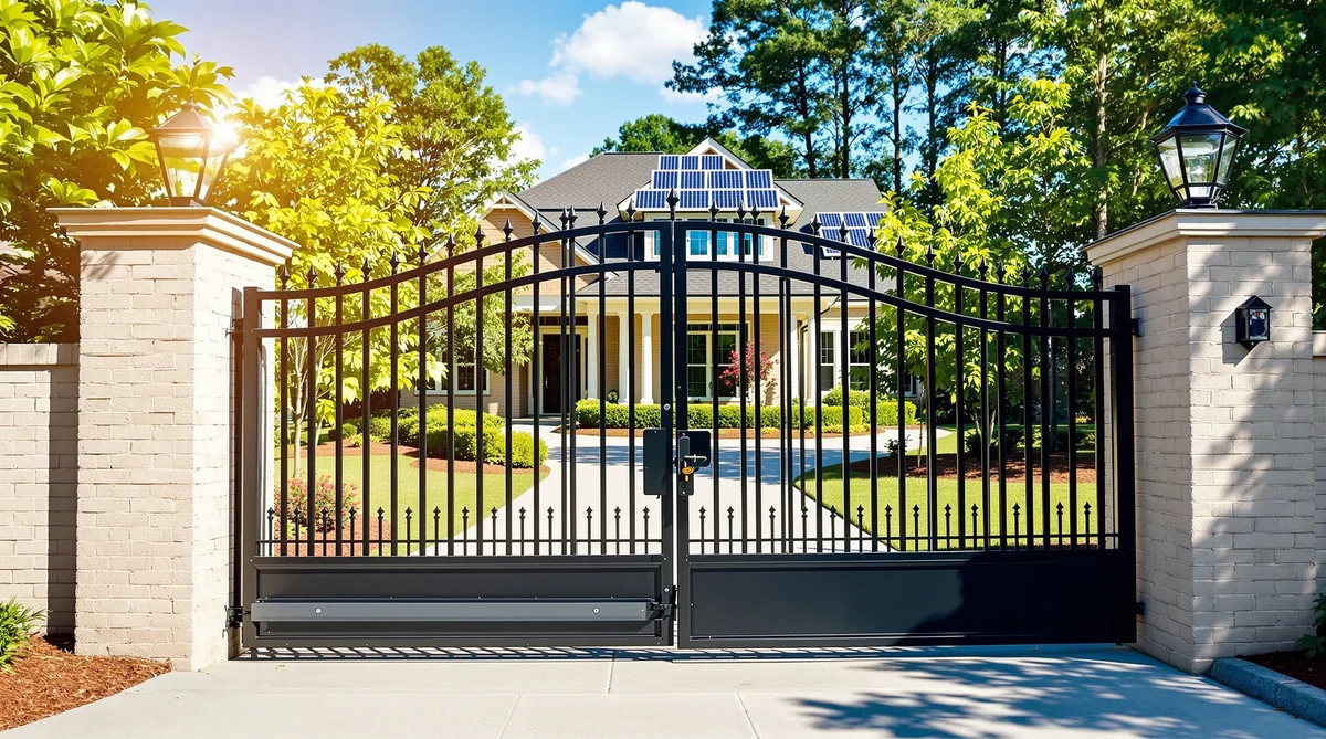 Solar-powered automatic gate opener in Bamberg SC