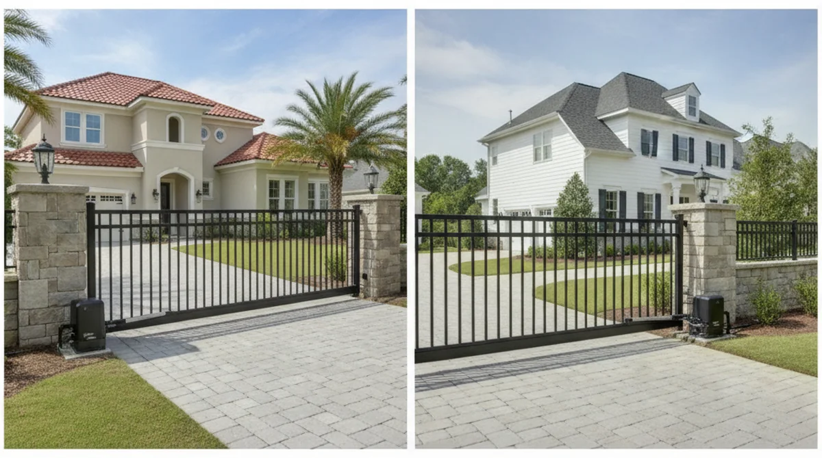 Swing gate and slide gate comparison in Sumter SC