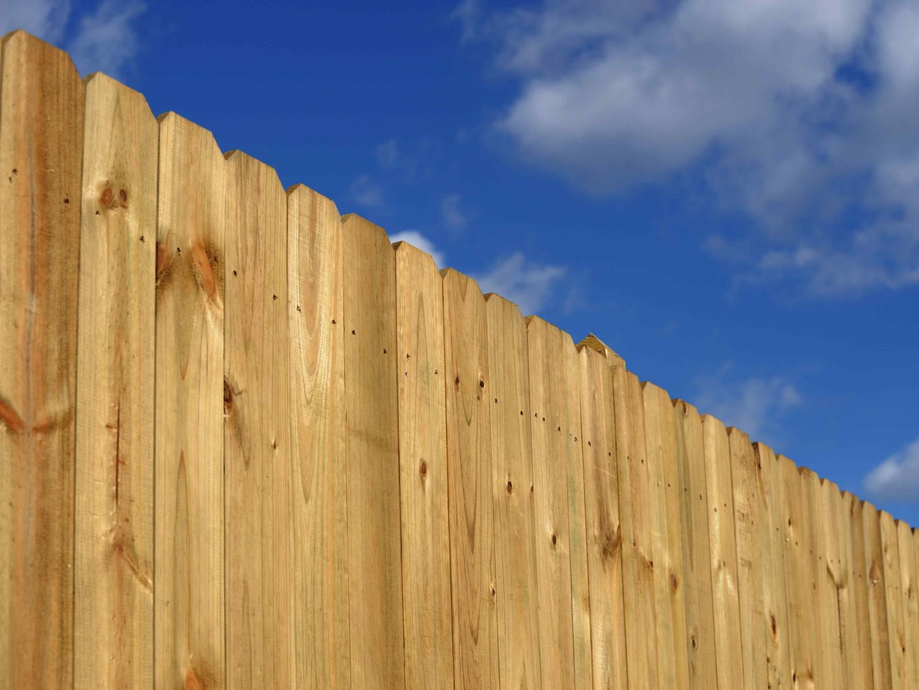 Bamberg SC stockade style wood fence
